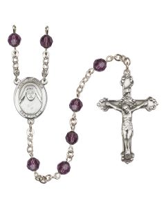 Saint Alphonsa of India R9402-8406 6mm Rosary Available in 12 colors