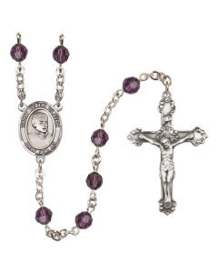 Saint Peter Claver R9402-8442 6mm Rosary Available in 12 colors