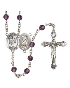 Saint Christopher/Baseball R9402-8500 6mm Rosary Available in 12 colors