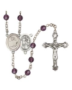 Saint Sebastian/Gymnastics R9402-8613 6mm Rosary Available in 12 colors
