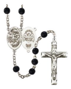 Saint Michael the Archangel R9536--5 6mm Rosary