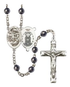 Saint Michael the Archangel R9537--1 6mm Rosary