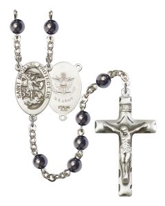 Saint Michael the Archangel R9537--2 6mm Rosary