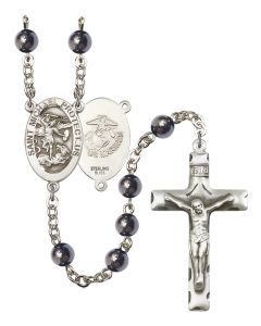 Saint Michael the Archangel R9537--4 6mm Rosary