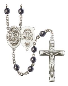 Saint Michael the Archangel R9537--5 6mm Rosary