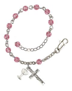 Chalice RB0004-CM 4mm Rosary Bracelet Available in 16 colors