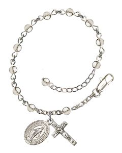 Miraculous RB0056 4mm Rosary Bracelet