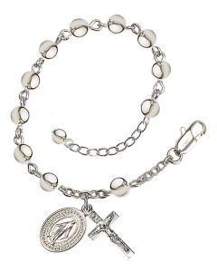 Miraculous RB0805 5mm Rosary Bracelet Plated