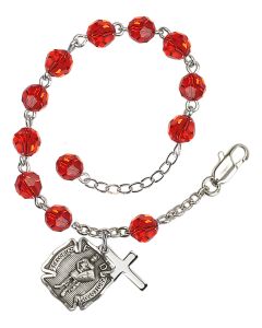 Saint Florian RB0866#2 6mm Rosary Bracelet