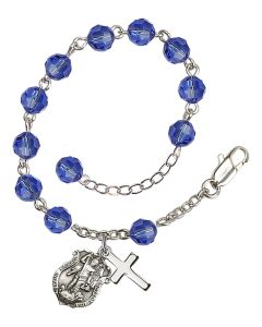 Saint Michael the Archangel RB0866#6 6mm Rosary Bracelet