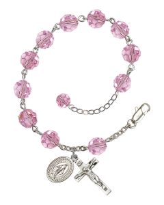 Miraculous RB0870 8mm Rosary Bracelet Available in 19 colors