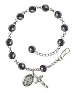 Miraculous RB0936HE 6mm Rosary Bracelet Hematite