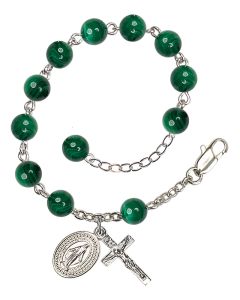 Madonna RB0936MA 6mm Rosary Bracelet Malacite