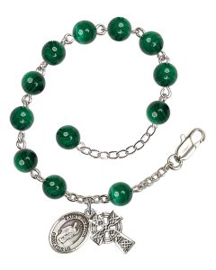 Saint Patrick RB0936#3 6mm Rosary Bracelet