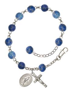 Madonna RB0936SO 6mm Rosary Bracelet Sodalite