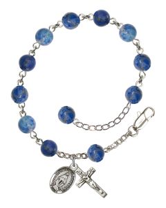 Miraculous RB0936SO 6mm Rosary Bracelet Sodalite