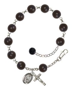 Miraculous RB0938 8mm Rosary Bracelet Available in 2 colors
