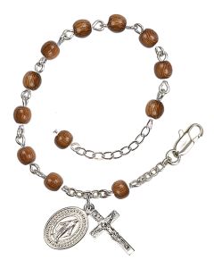 Miraculous RB0940 4mm Rosary Bracelet Plated
