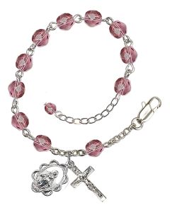 Miraculous RB2400#1 6mm Rosary Bracelet Available in 15 colors