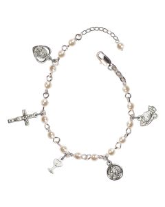 Miraculous RB3010 4mm Rosary Bracelet