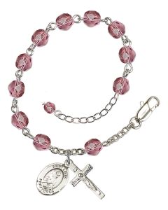 Saint Louis RB6000-9081 6mm Rosary Bracelet Available in 11 colors