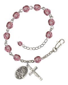 Our Lady of Precious Blood RB6000-9448 6mm Rosary Bracelet Available in 12 colors