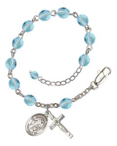 Guardian Angel RB6000-9118 6mm Rosary Bracelet Available in 11 colors