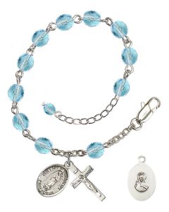 Our Lady of Guadalupe RB6000-9206 6mm Rosary Bracelet Available in 11 colors