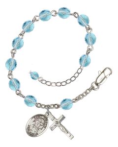 Saint Colette RB6000-9268 6mm Rosary Bracelet Available in 11 colors