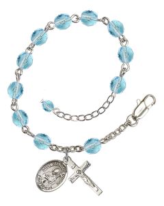 Saint Malachy O'More RB6000-9316 6mm Rosary Bracelet Available in 11 colors