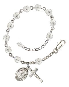 Saint Mary Magdalene RB6000-9071 6mm Rosary Bracelet Available in 11 colors