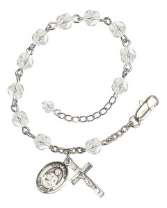 Saint Philip the Apostle RB6000-9083 6mm Rosary Bracelet Available in 11 colors