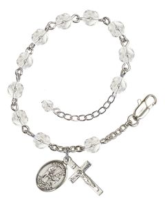 Saint Zita RB6000-9244 6mm Rosary Bracelet Available in 11 colors