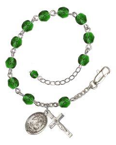 Saint Albert the Great RB6000-9001 6mm Rosary Bracelet Available in 11 colors