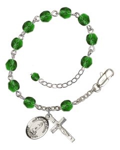 Our Lady of Kibeho RB6000-9414 6mm Rosary Bracelet Available in 11 colors