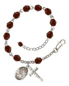 Saint Alphonsus RB6000-9221 6mm Rosary Bracelet Available in 11 colors