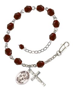 Saint Theodore Stratelates RB6000-9415 6mm Rosary Bracelet Available in 11 colors