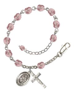 Saint James the Greater RB6000-9050 6mm Rosary Bracelet Available in 11 colors