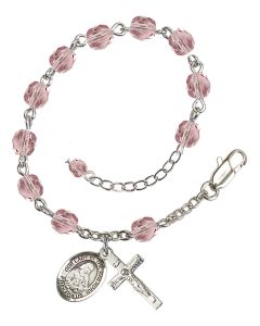 Our Lady of the Railroad RB6000-9247 6mm Rosary Bracelet Available in 11 colors