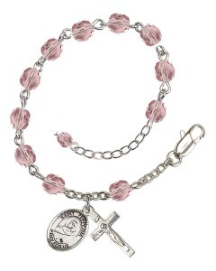 Saint Perpetua RB6000-9272 6mm Rosary Bracelet Available in 11 colors