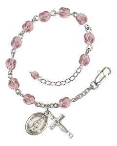 Virgin of the Globe RB6000-9345 6mm Rosary Bracelet Available in 11 colors