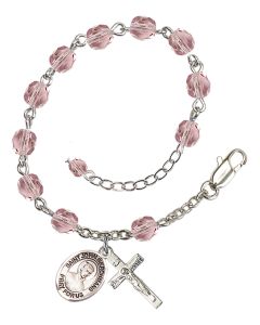 Saint John Berchmans RB6000-9370 6mm Rosary Bracelet Available in 11 colors