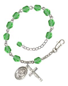 Saint Scholastica RB6000-9099 6mm Rosary Bracelet Available in 11 colors
