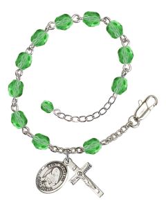 Saint Madeline Sophie Barat RB6000-9236 6mm Rosary Bracelet Available in 11 colors