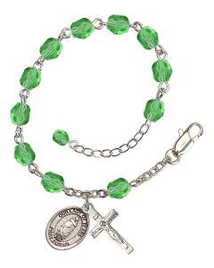 Our Lady of Tears RB6000-9346 6mm Rosary Bracelet Available in 11 colors