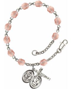 RB6000 Series Rosary Bracelet Chalice/Confirmation Available in 12 Colors
