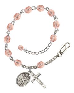 Saint Regina RB6000-9335 6mm Rosary Bracelet Available in 11 colors