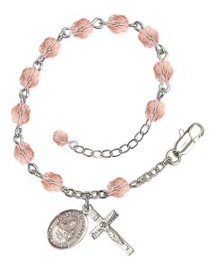 Our Lady of Grapes RB6000-9347 6mm Rosary Bracelet Available in 11 colors