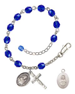 Our Lady of Czestochowa RB6000-9421 6mm Rosary Bracelet Available in 11 colors