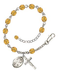 Saint Elmo RB6000-9031 6mm Rosary Bracelet Available in 11 colors